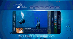Desktop Screenshot of maupitidiving.com